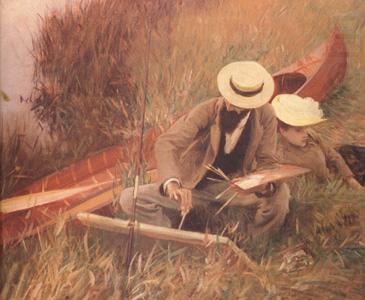 John Singer Sargent Paul Helleu Sketching with his Wife (nn03) china oil painting image